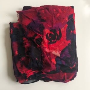 Gorgeous Banana Republic abstract rose scarf